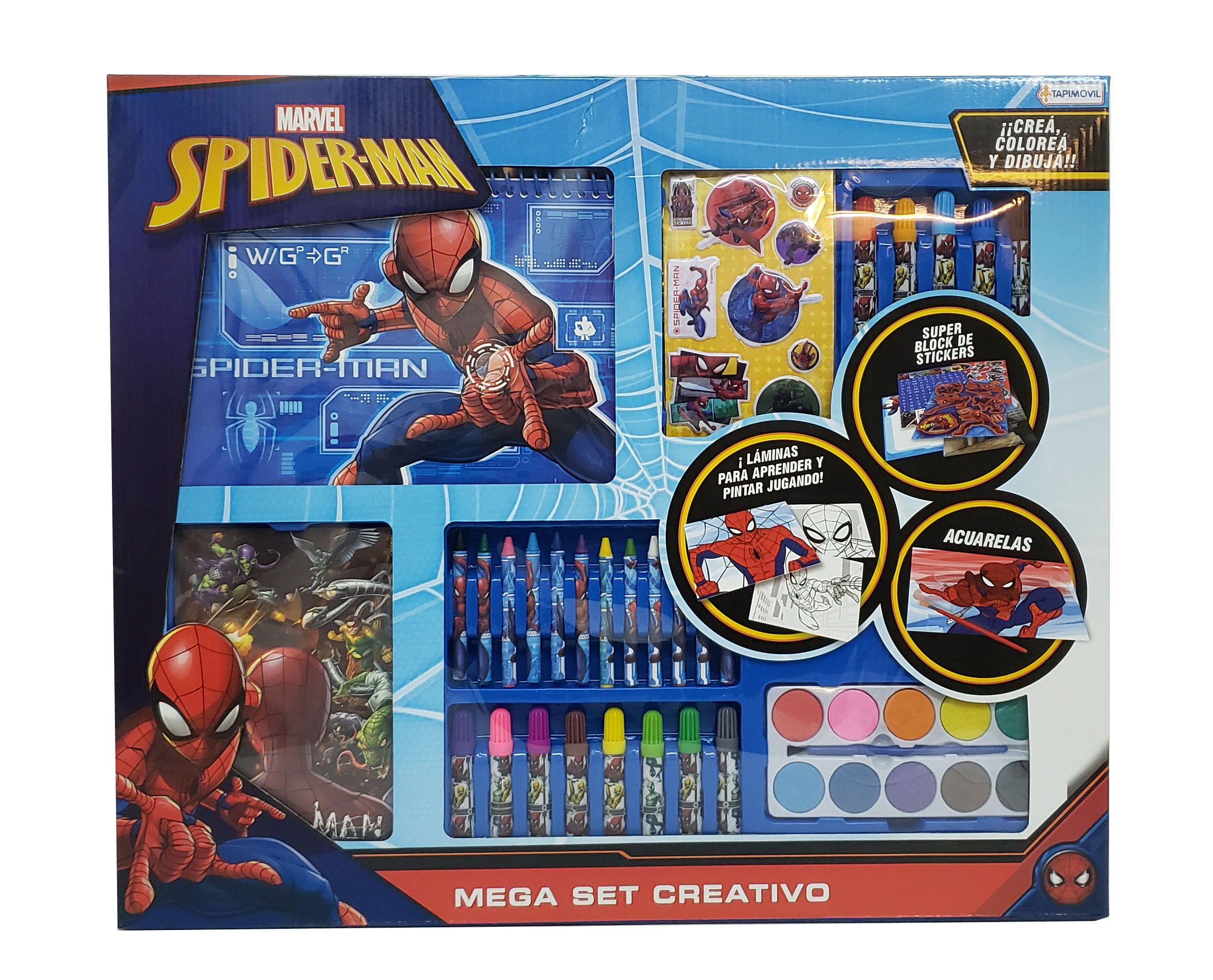 Mega set de actividades spiderman
