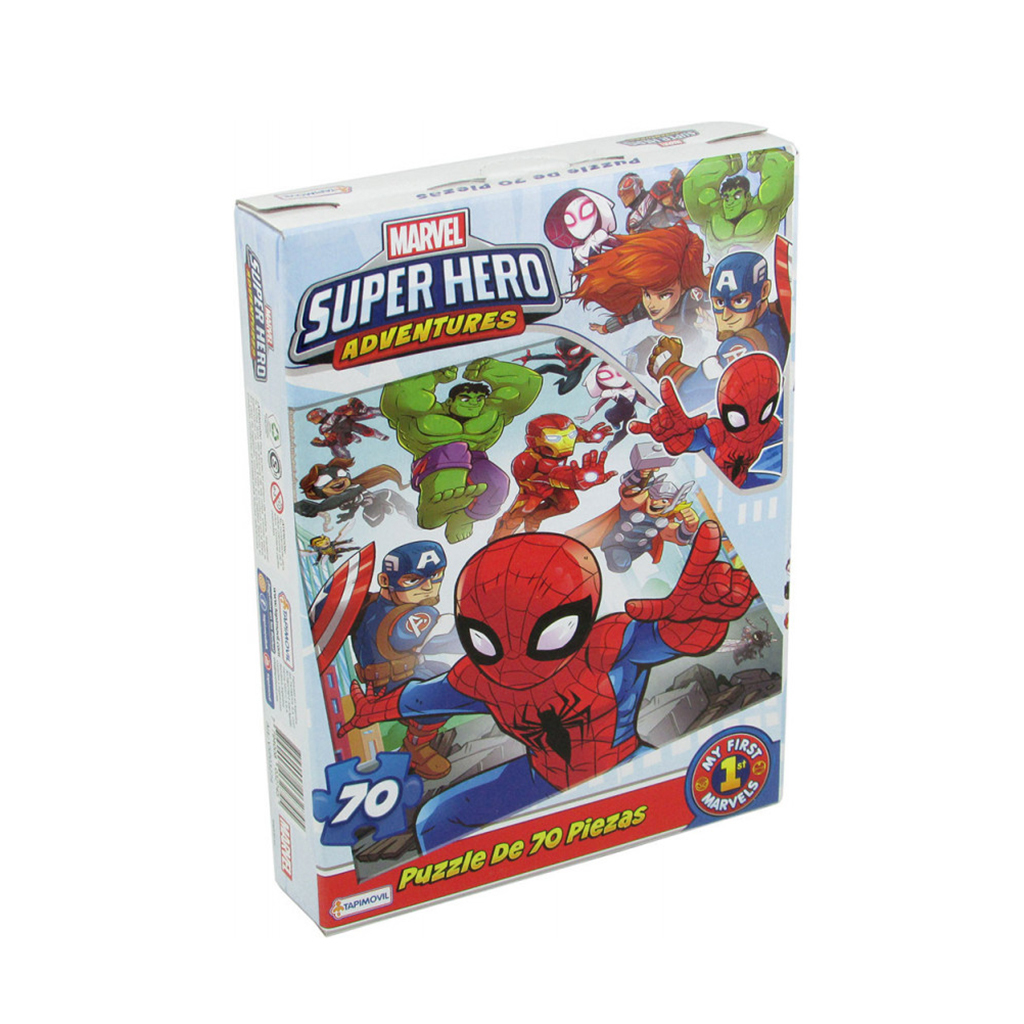 Puzzle 70 piezas marvel super heroes