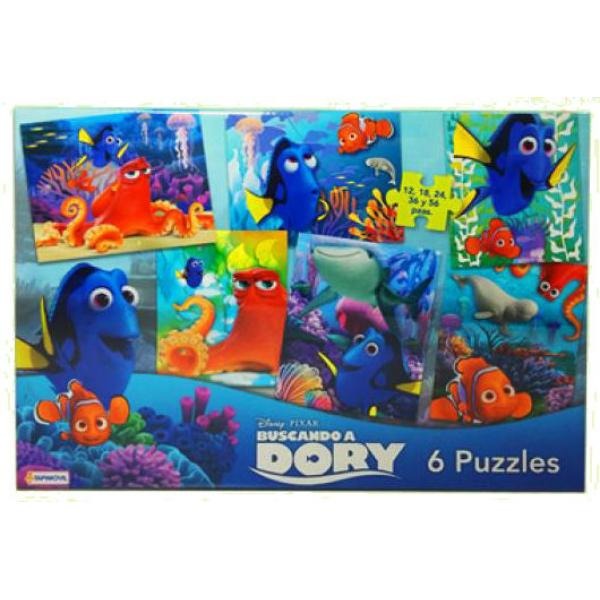 6 puzzles buscando a dory 