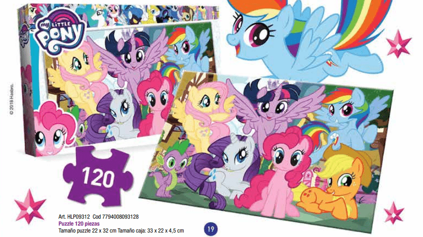 Puzzle 120 pza my little pony