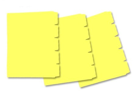 Separador f40 carta amarillo a4