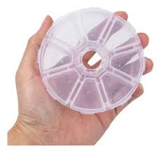 Caja organizadora circular 8 div