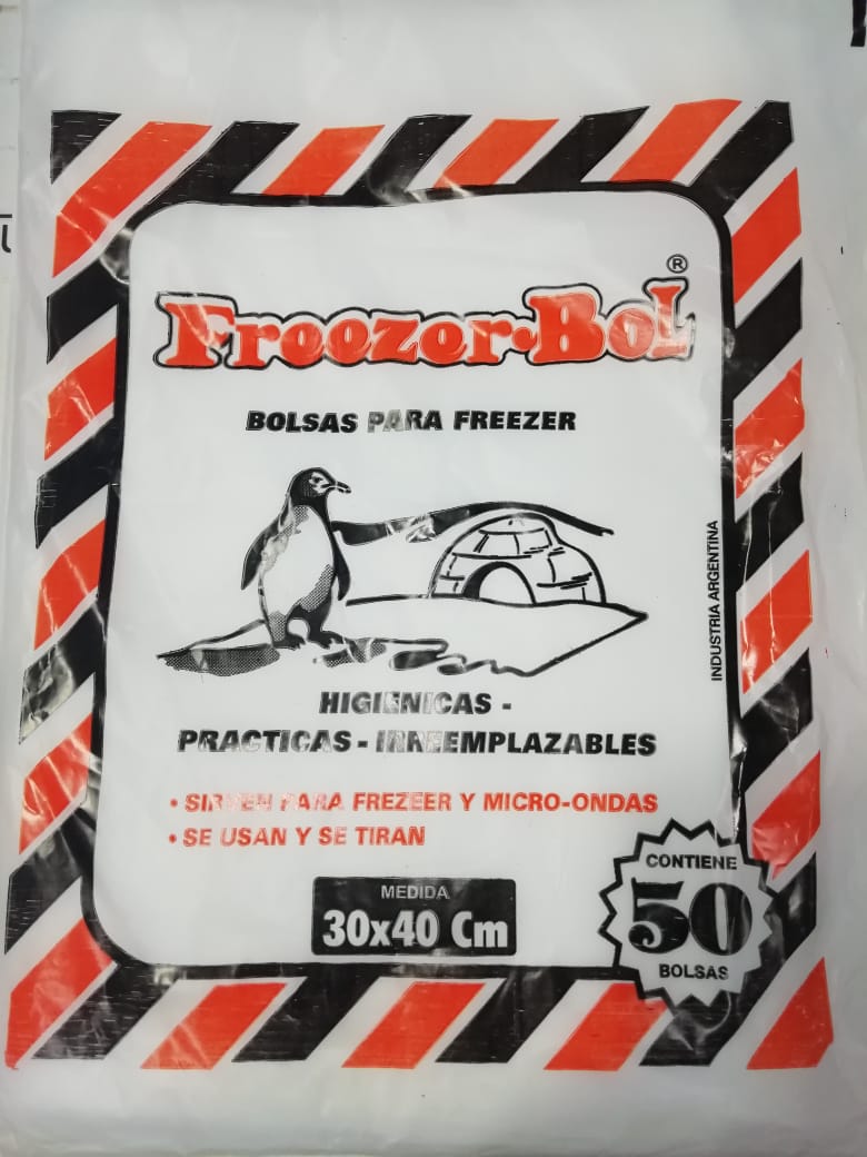 Bolsa para freezer x 5  30 x 40