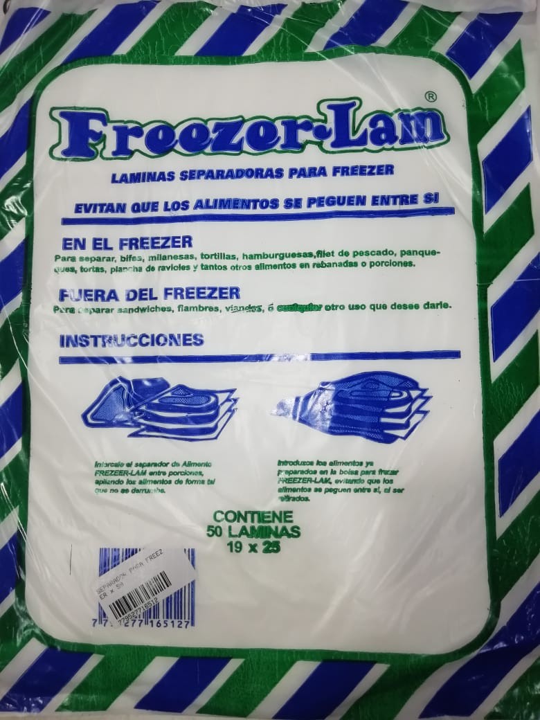 Separador para freezer x 50un