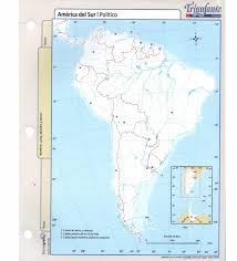 Mapa triunfante america del sur politico n5
