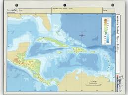 Mapa triunfante america central fisico-politico n5