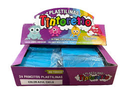 Plastilina tintoretto azul x 1 