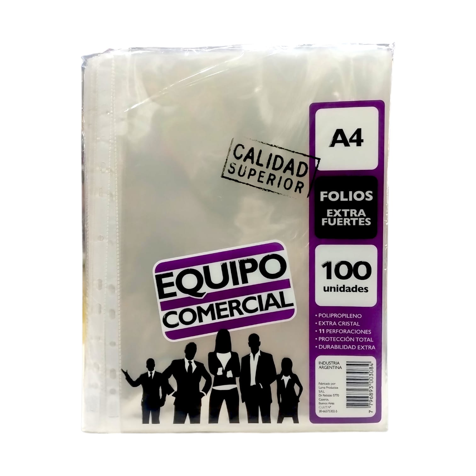 Folio luma a4 extra fuerte x100 