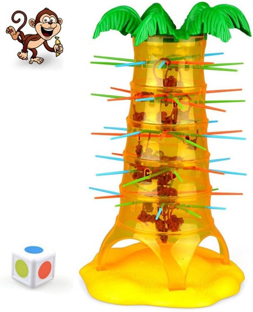 Torre tumbin monkeys juego de monitos con palmera