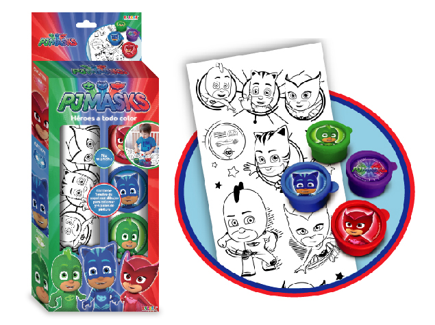 Laminas para pintar con los dedos 