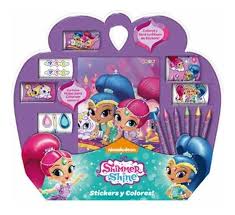 Stickers y colores shimmer y shine