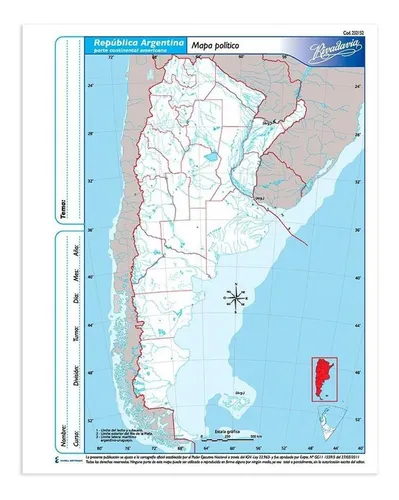 Mapa nro 5 argentina politico