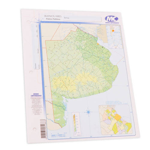 Mapa mc buenos aires fisico-polico n5