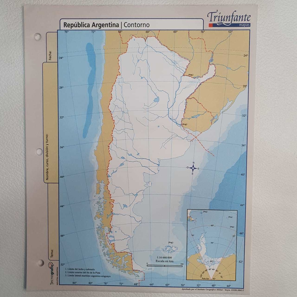 Mapa nro 3 argentina politico