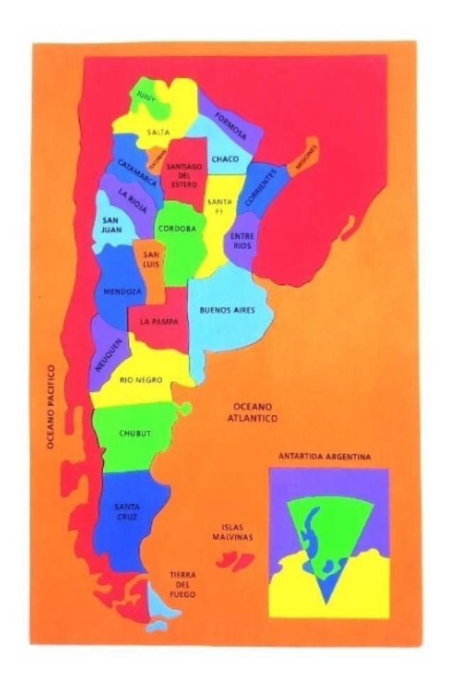 Puzzle g.eva mapa republica argentina