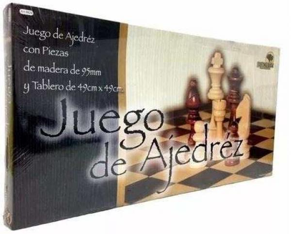 Juego de ajedrez 49x49 pzas de madera