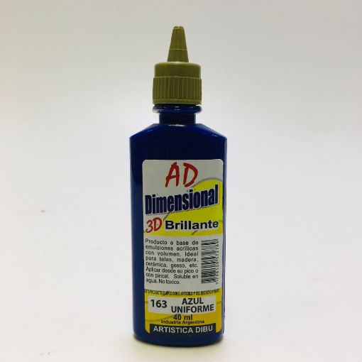 Dimensional ad 3d 163 - azul uniforme x 40ml