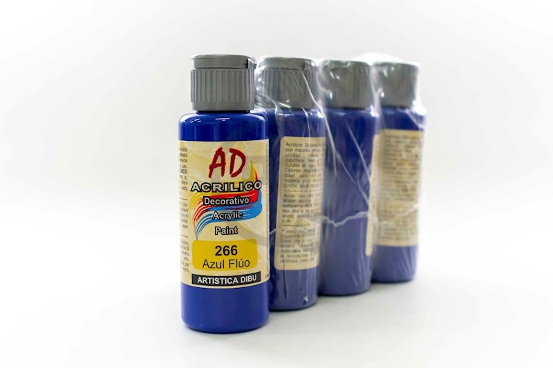 Acrilicos ad 266-azul fluo x 60 ml
