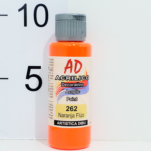 Acrilicos ad 262 - naranja fluo x 60 ml.