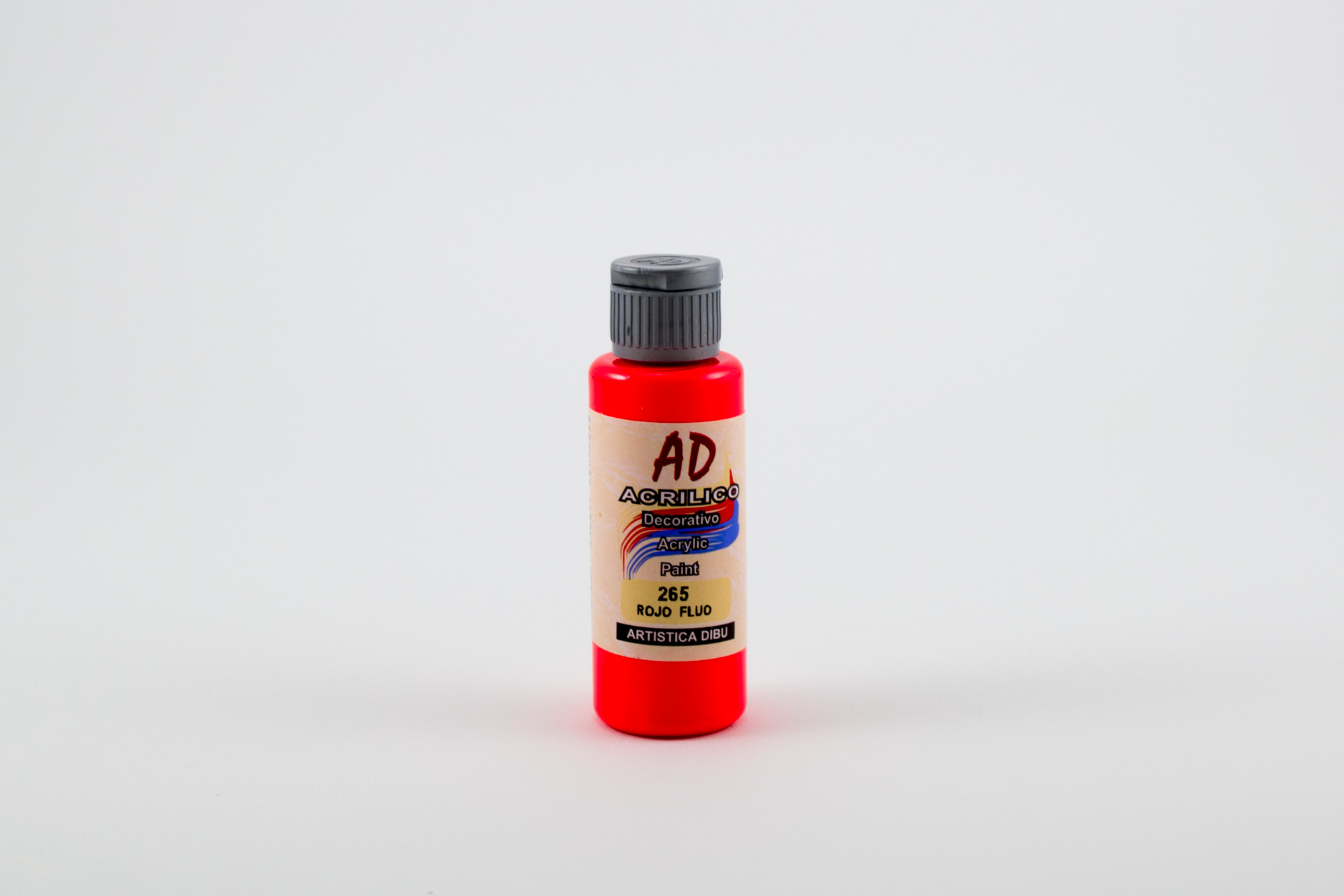 Acrilicos ad 265 - rojo fluo x 60 ml.