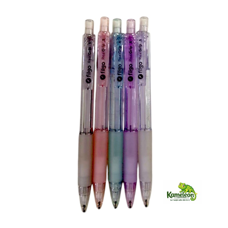 Lapiz mecanico filgo real grip pastel 0.5 mm 