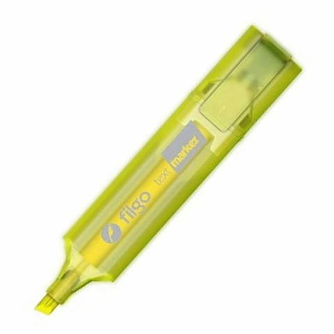 Resaltador filgo chato fluo amarillo 