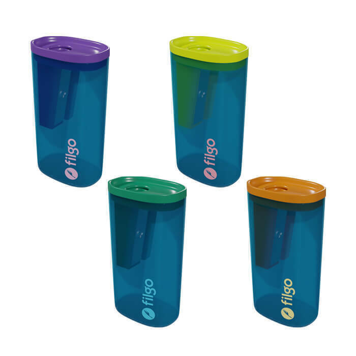 Sacapuntas filgo con tachito tub