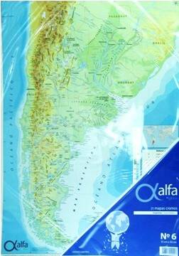 Mapa rep. argentina nro 6 f/pa