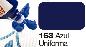 Pintura puff 163- azul uniforme 