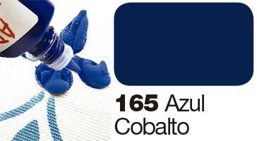 Pintura puff 165- azul cobalto