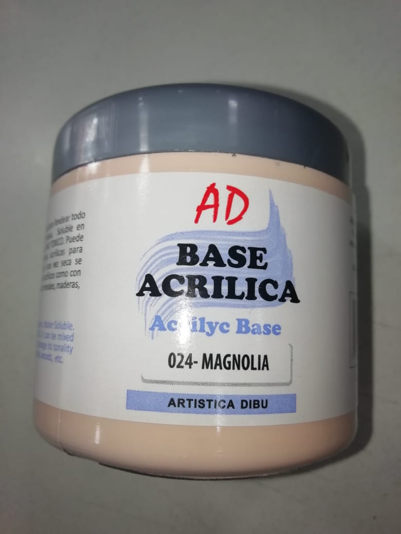 Base acrilica ad 024- magnolia x 200 ml.