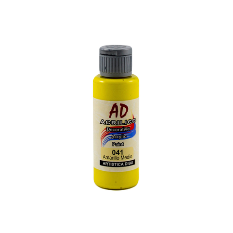 Acrilicos ad 041 - amarillo medio x 60 ml.