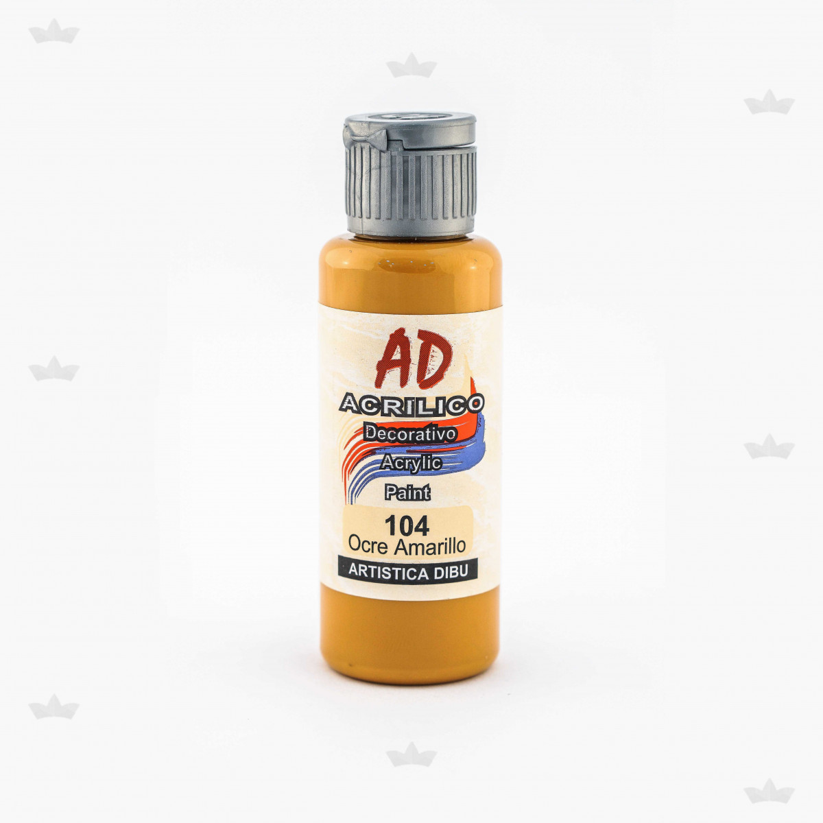 Acrilicos ad 104- ocre amarillo x 60 ml.