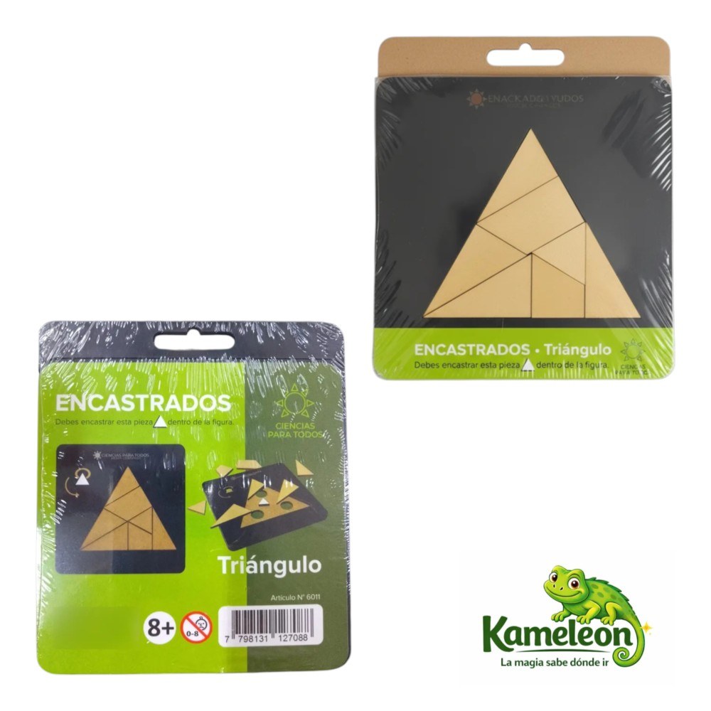 JUEGO DE INGENIO ENCASTRADOS TRIANGULO