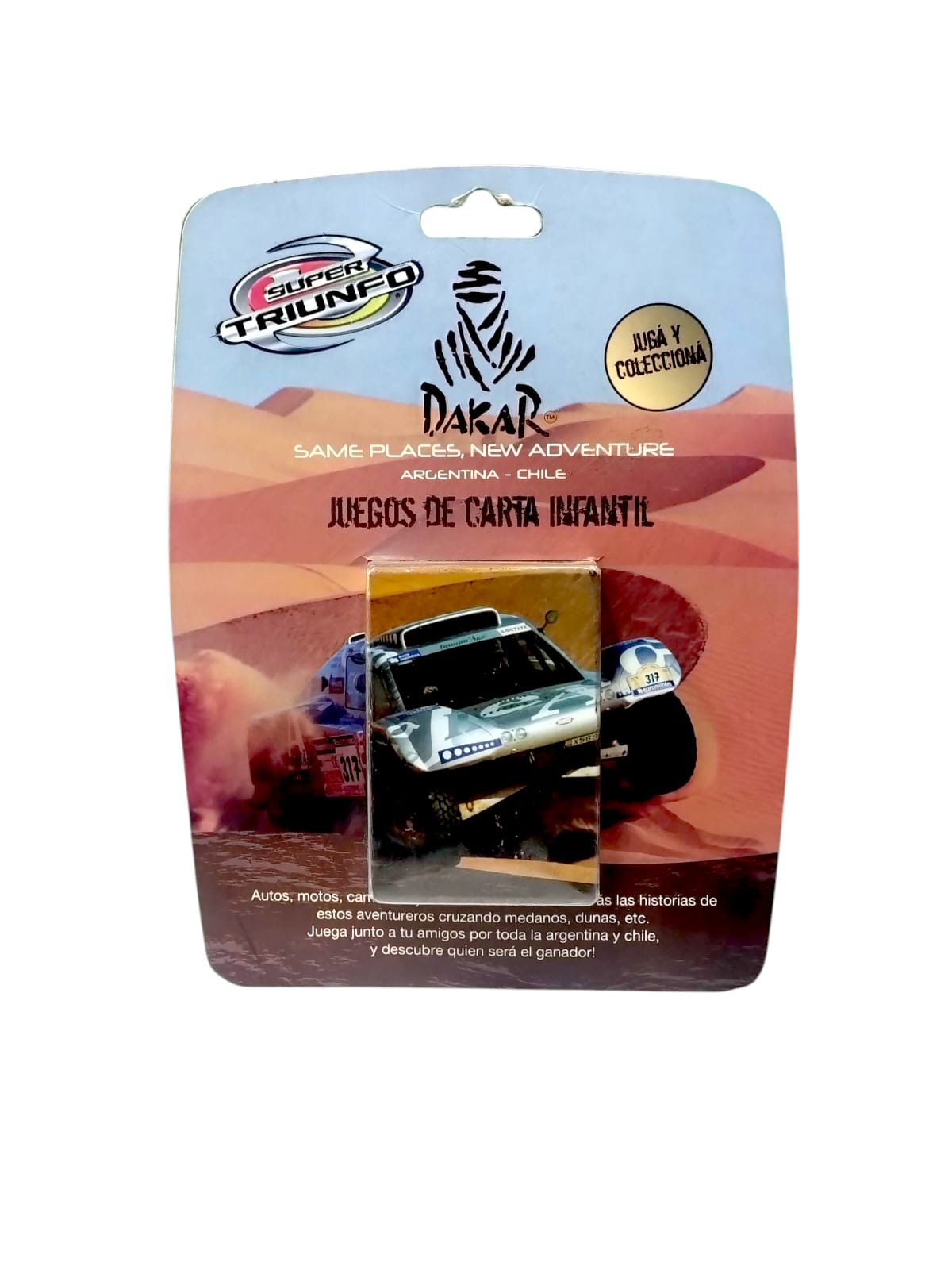 Juego de cartas del dakar 