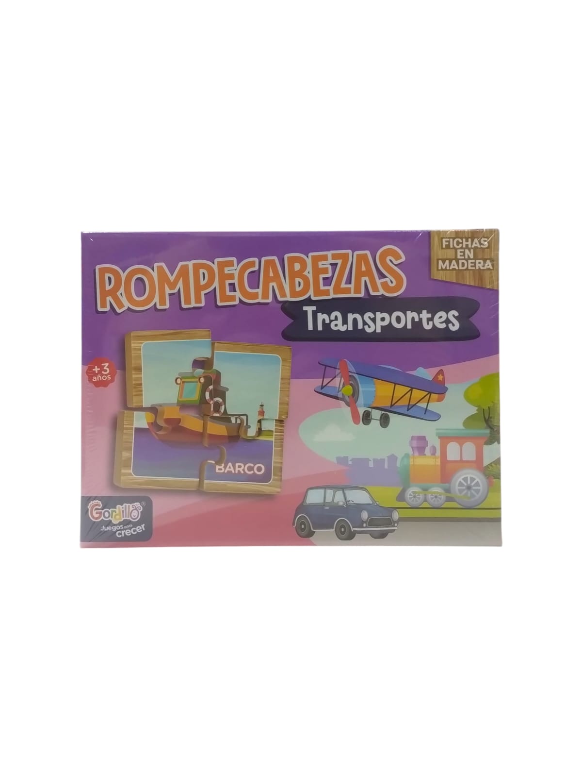 Rompecabezas de transportes de 4 piezas