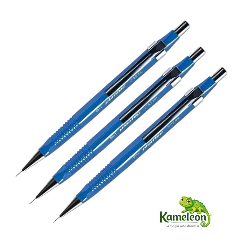 portamina plantec 0.5MM TRIANGULAR azul