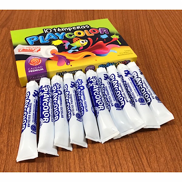 Tempera playcolor azul medio 8cc x1