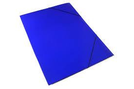 Carpeta 3 solapas azul