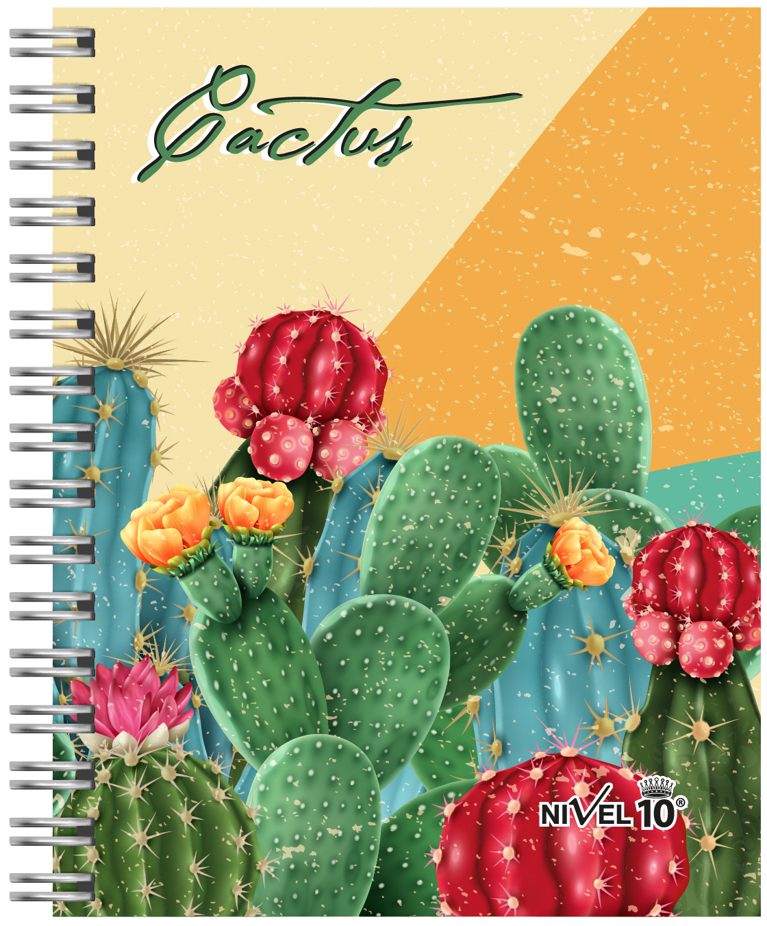 Agenda nivel 10 n.8 bonjour cactus 