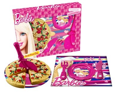 Set  pizza chef barbie