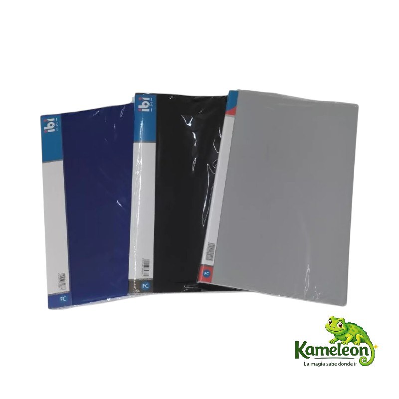 Carpeta lama oficio x 10 folios azul