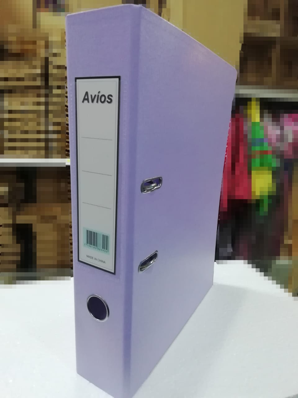 Bibliorato oficio ancho pastel violeta