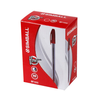 Lapicera simball roja flow