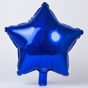 Estrella azul 12 cm 