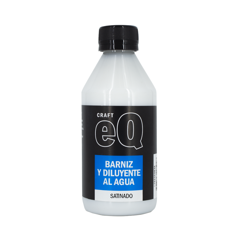 Barniz y diluyente al agua eq satinado