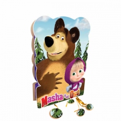 PiÑata carton masha y el oso