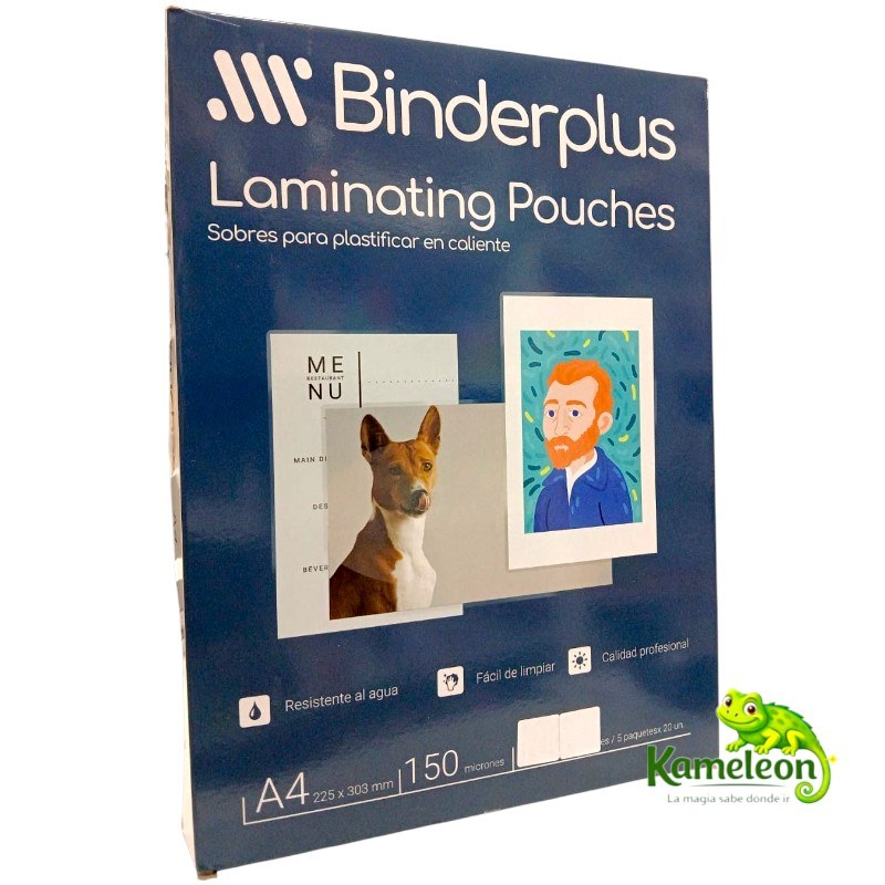 PLASTIFICADO BINDERPLUS A4 150MICRONES