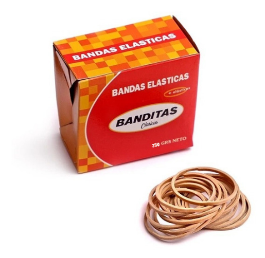 Banditas  elasticas caja 250g. diam 40