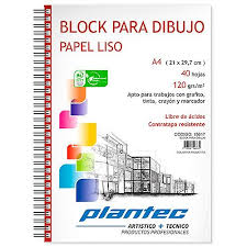 Block plantec de dibujo a5 anillado 